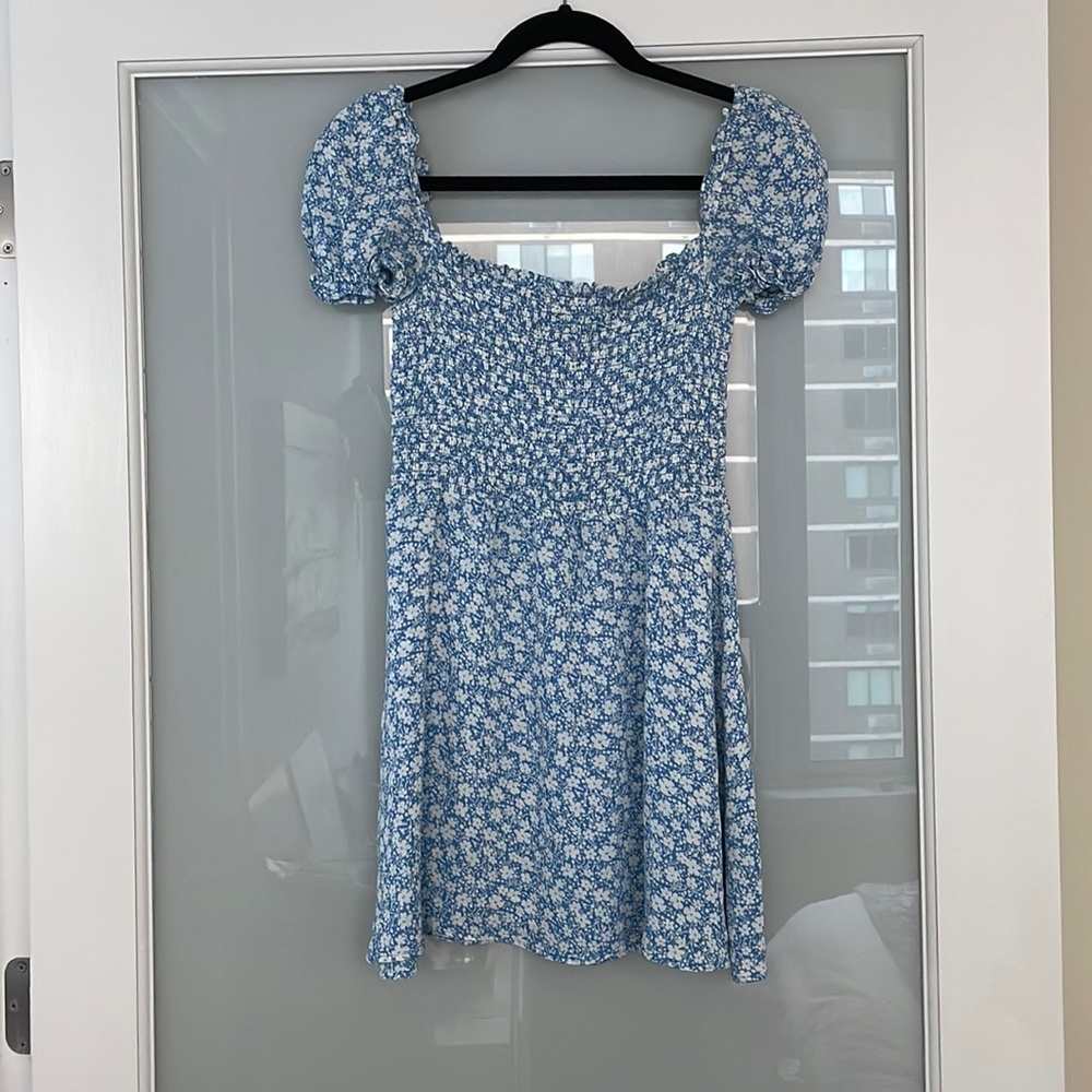 Reformation blue dress small
